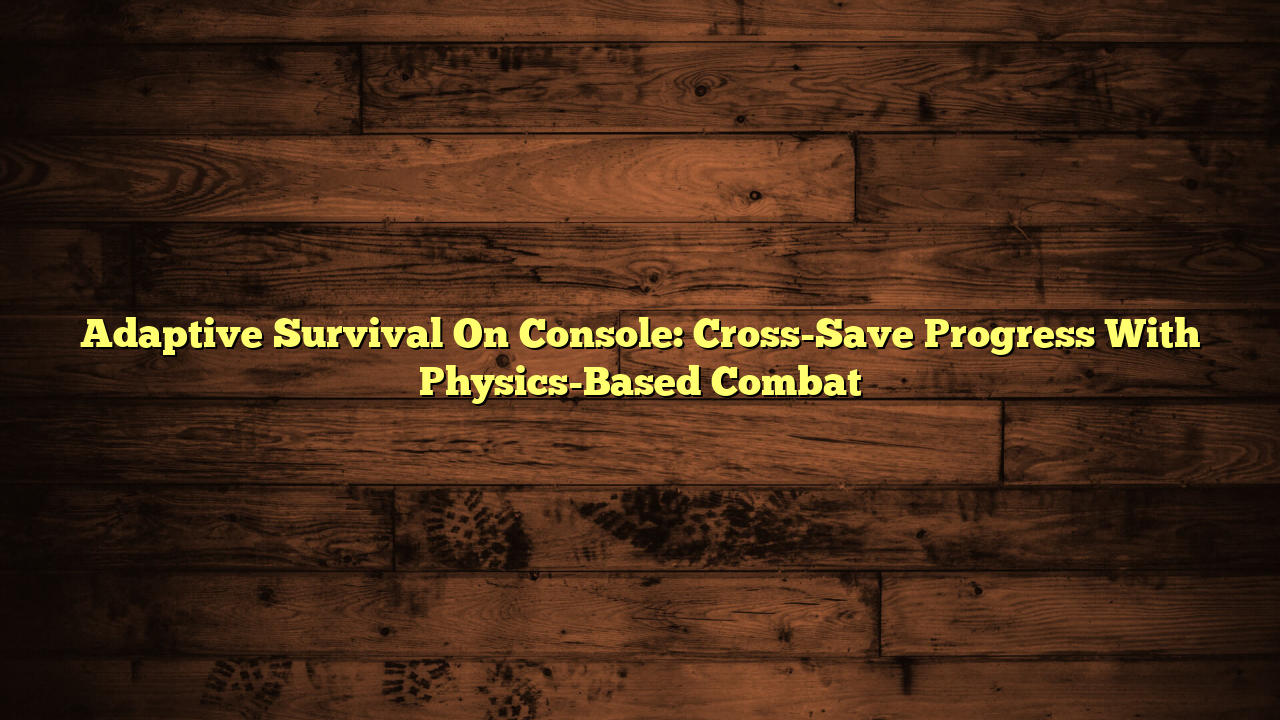 Adaptive Survival On Console: Cross-Save Progress With Physics-Based Combat